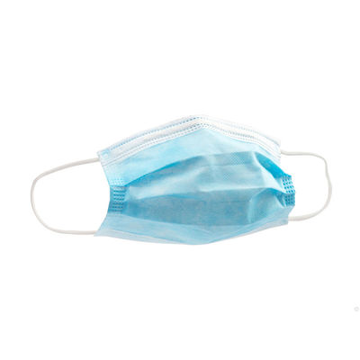 Adults Disposable Medical Mask 3 Ply Non Woven Fabric Face Mask ROHS