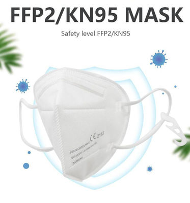 Flat Fold Disposable KN95 Mask Non Woven EN149 FFP2 Face Masks