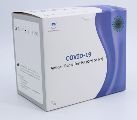 OEM Covid-19 Antigen Rapid Test Kit Pharyngeal Test with White Purple box