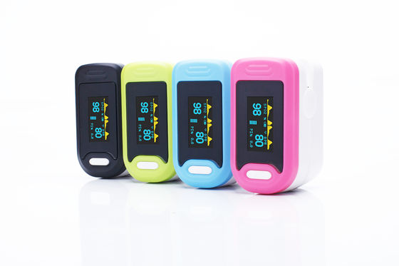 Silicone Lightweight Fingertip Oximeter Electric CE Certified