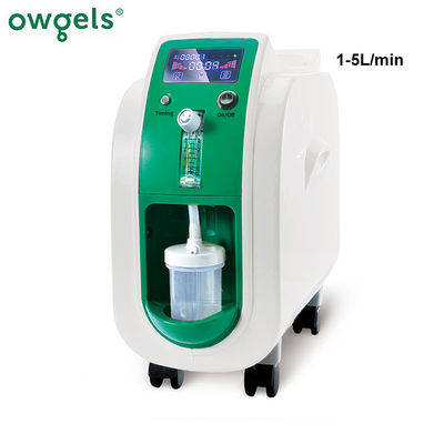 Mobile 5 Liter Portable Oxygen Concentrator Medical Equipment