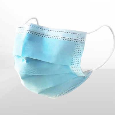 Adults Disposable Medical Mask 3 Ply Non Woven Fabric Face Mask ROHS