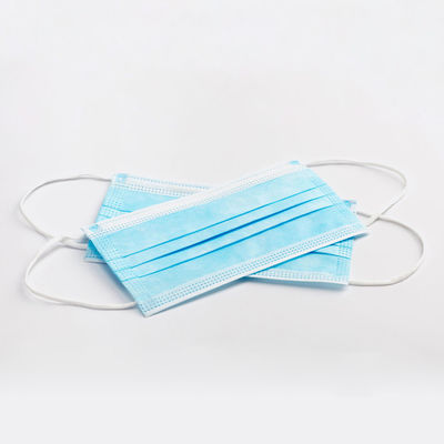 17.5x9.5cm Non Woven Face Mask Disposable Anti-virus three layers Medical Mask