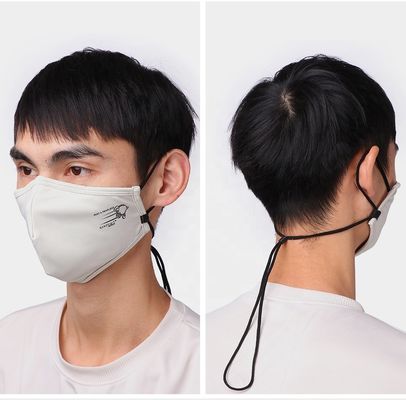 Fashion Washable Copper Ion Mask SGS certificated Elastic earloop White color