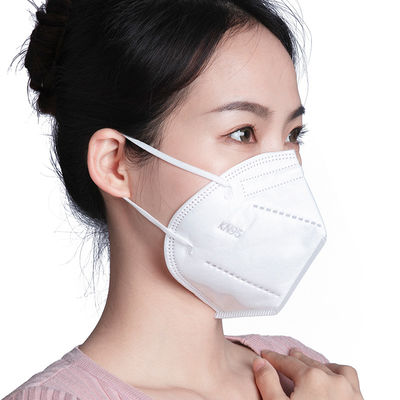 NB2834 3 Ply FFP2 Respirator Mask , White KN95 Disposable Protective Respirators