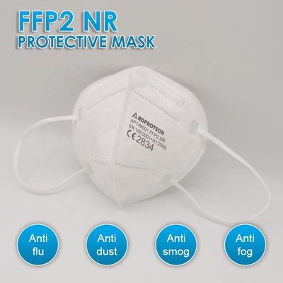 Disposable Protective Face Mask , 5 Layer FFP2 Face Mask Earloop Type