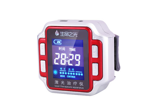 650nm GMP Laser Therapy Wrist Watch , Laser Light Therapy Devices
