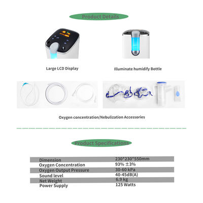 Electric 5 Litre Oxygen Concentrator , Homecare Oxygen Concentrator