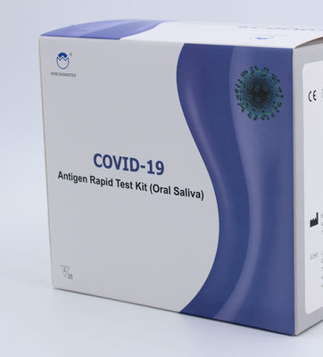 Disposable Saliva Test Kit , SGS Covid-19 Antigen Test Kit