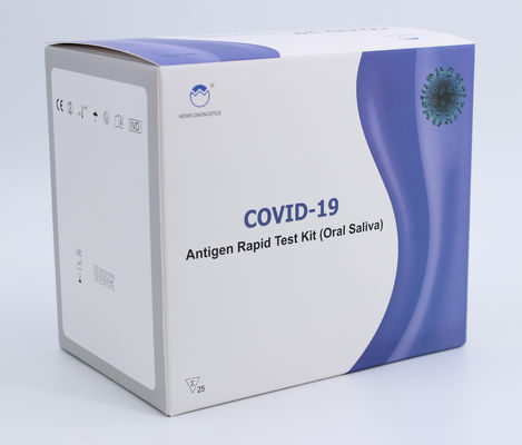 Disposable Saliva Test Kit , SGS Covid-19 Antigen Test Kit
