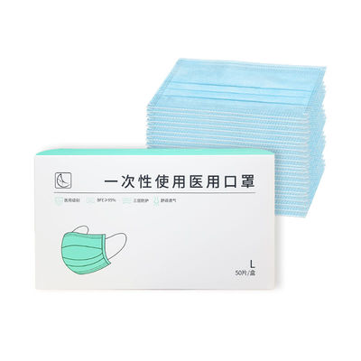 breathable Disposable Medical Face Mask , 3 ply FDA Approved Face Masks
