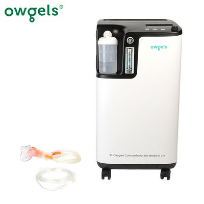 Plastic White 350va 5l Medical Oxygen Concentrator With Intelligent Alarm System
