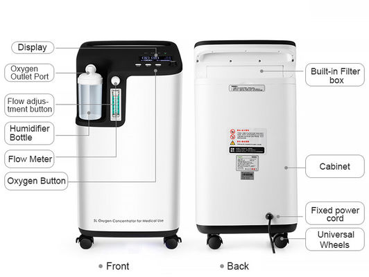 400w Precision Eco Friendly 5lt Medical Oxygen Concentrator Machine