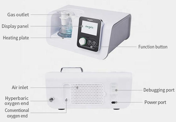 Portable ICU High Flow Oxygen Therapy Device 70L/Min Medical Use