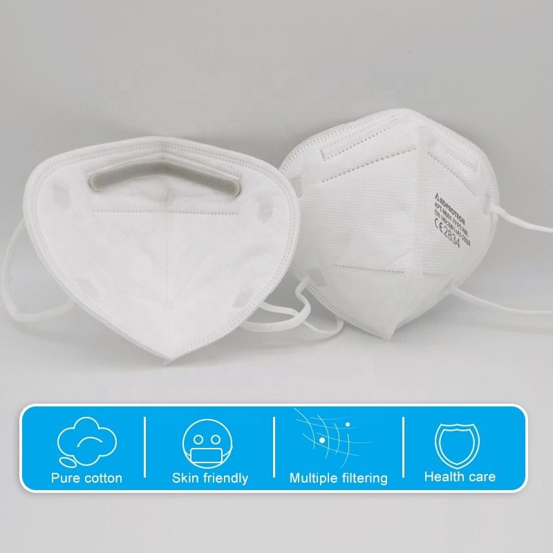 17.5x9.5cm KN95 Respirator Mask , NB2834 FFP2 Disposable Mask