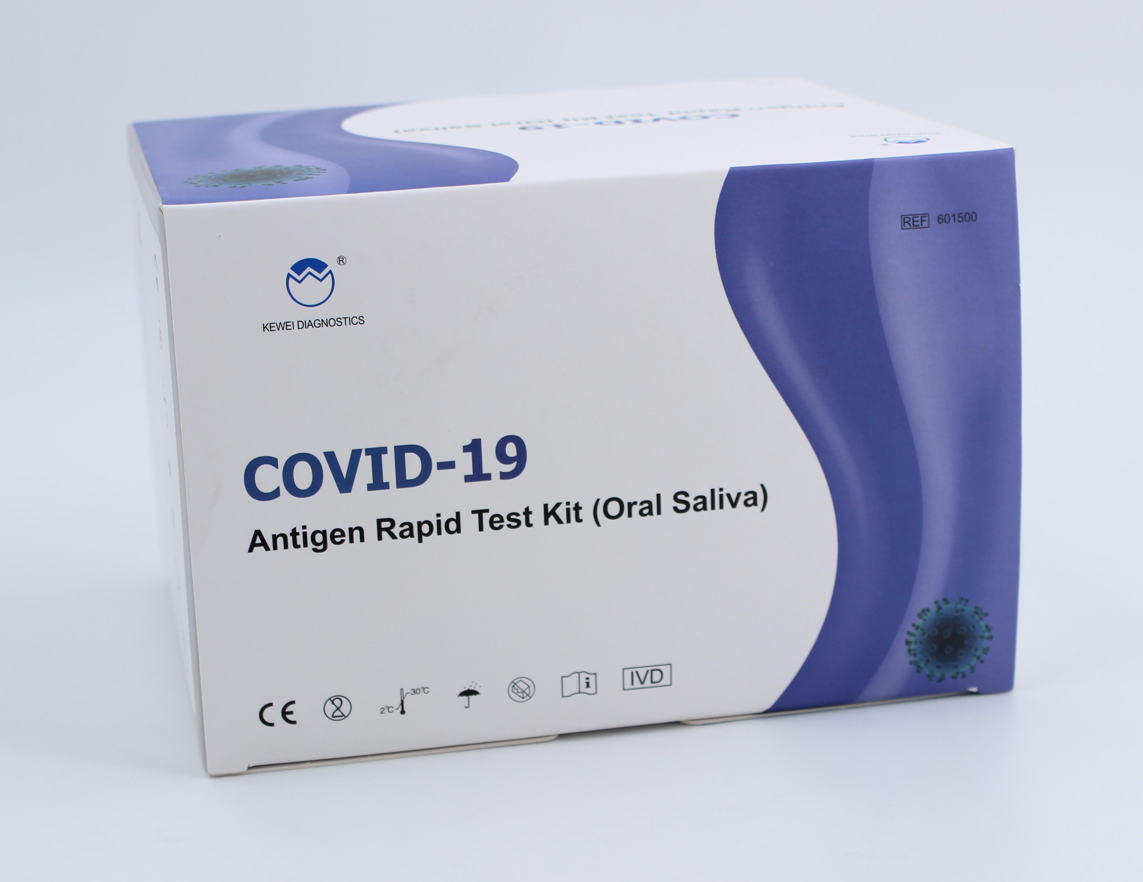 Rapid Diagnostic Covid-19 Antigen Rapid Test Kit Disposable Oral Saliva